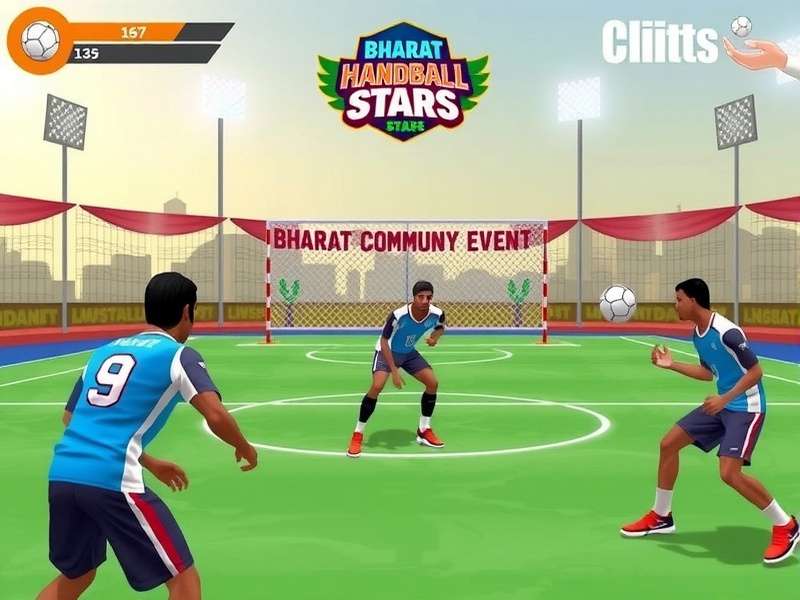Bharat Handball Stars tournament scene